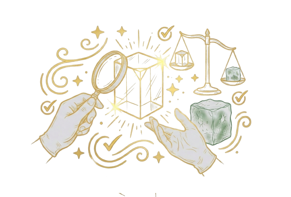 Hochreiner K9 Kristallglas Rohling vor der Gravur